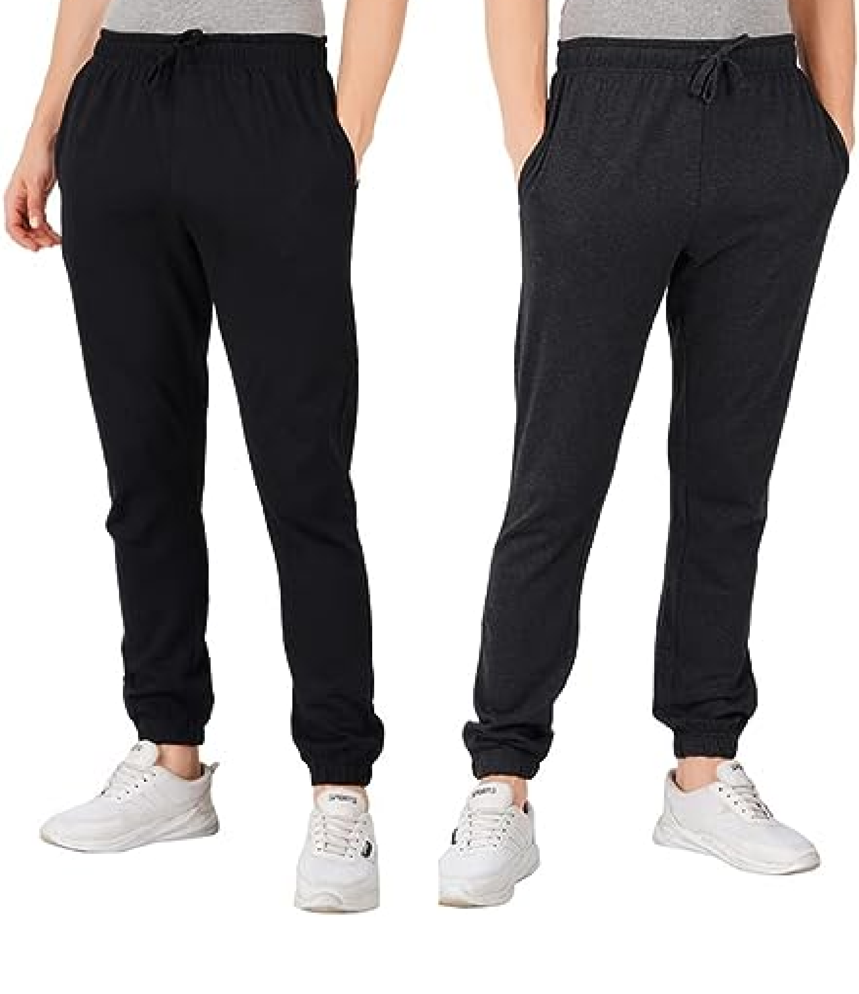 Elastic Bottom Cuff Men s 2 Pack Joggers